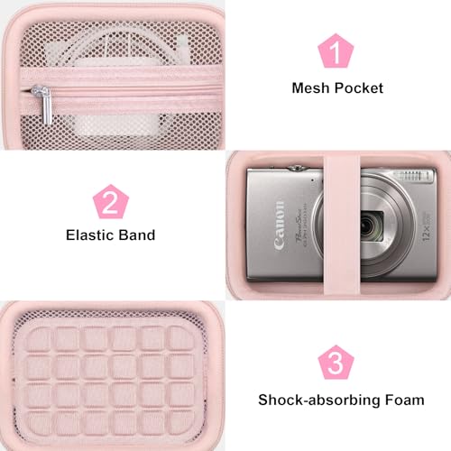Funda Canboc para Cámara Canon PowerShot ELPH 360 HS miniatura 6