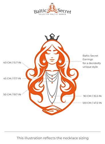 Bernsteinkette - Handgefertigte echt Bernstein Kette für Damen, Herren & die ganze Familie - Natur Ostsee Schmuck, Edelstein Halskette Damen Geschenkidee, Glücksbringer (ZITRONE + HONIG, 29 CM)