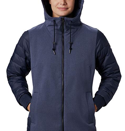 Columbia Jaqueta híbrida feminina Boundary Bay, noite escura, média