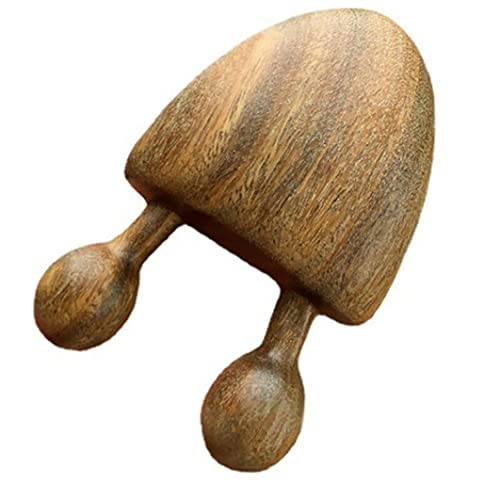 Haowul Masseur De Nez Masseur du Visage De Visage De Bois De Santal Messeur De Point De Déclencheur De Rouleau Masseur D'acupoint pour Les Rides Anti-âge...