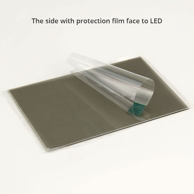 1pc 104,5x60,5x1mm Wärmedämmung Glas Angebracht Polarisator Film Projektor 4 Zoll Bildschirm Reparatur Zubehör polarisierte Glas