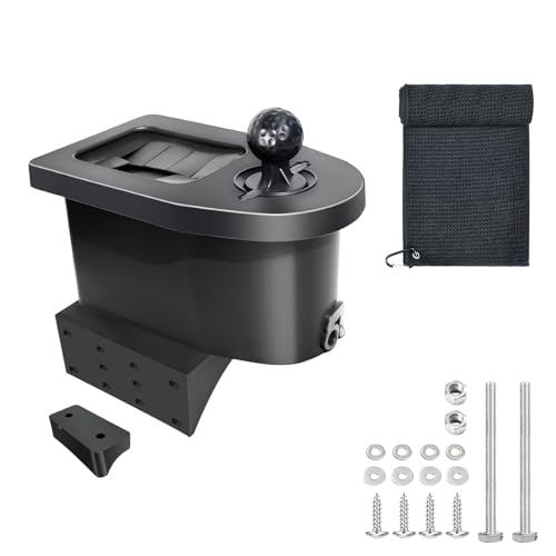 Orle Oko Golf Cart Ball Washer and Club Cleaner Kit Golf Ball Cleaner and Club Head Washer with Golf Towel Universal Golf Ball Washer Cleaner for EZGO Club Car Yamaha Advanced EV Star EV