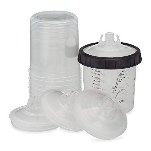 Original Style - 50 Lids, 50 Liners, 1 Hard Cup, 1 Collar (20 oz - 125 Micron Filters)