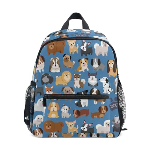 Sac à dos pour enfant préscolaire Mnsruu B08 bleu pour fille et garçon