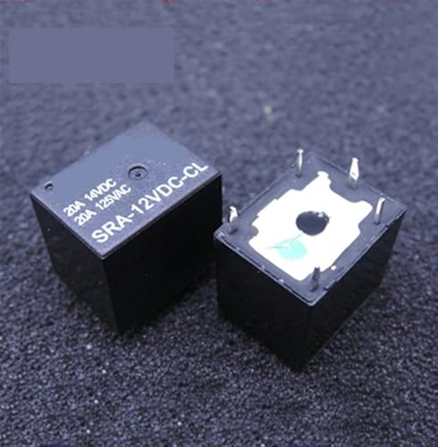 Relé SRA-12VDC-CL T74 micro relé de 5 pines 12V 20A repuesto electrónico para PCB