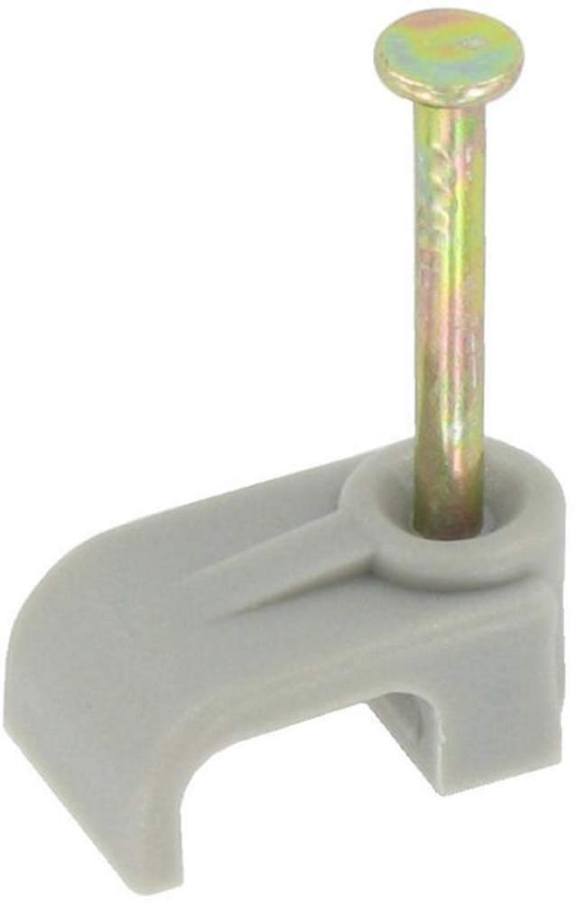 Flat Grey Twin and Earth Clips 1.0 1.5 2.5 4.0 6.0 10.0 16.0mm (16.0MM)