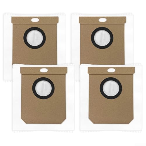 Bolsas de polvo de repuesto para Conga 8490 para Ultimate For Ultra Power Home Robot Aspirador Piezas de repuesto Accesorios Bolsas de polvo de gran capacidad (4 unidades)