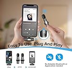 2-Pack Wireless Lavalier Microphone for iPhone, iPad, Android & MacBook - Lightning/USB-C Plug-and-Play Mini Microphone with Noise Cancelling for Videos, Podcasts, TikTok, YouTube(No Bluetooth) - Image 3