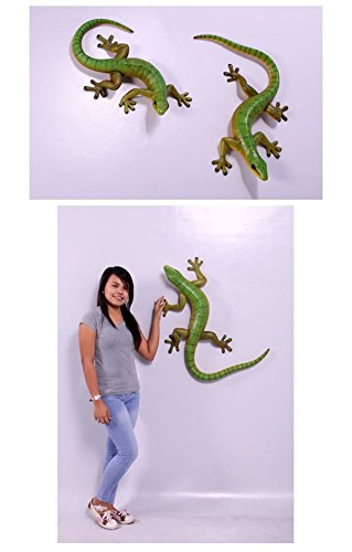 ヤモリの置物　ガラス製 Amazon.co.jp: Sansukjai ヤモリ ミニチュア 置物 動物 手描き