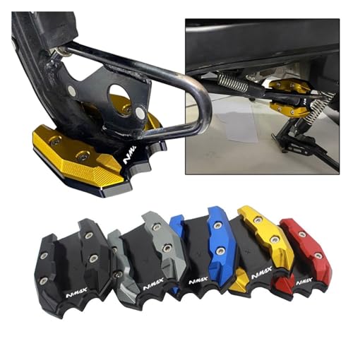 Support latéral moto NMAX 155 coussinet plaque béquille - 2