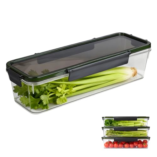Celery Keeper for Refrigerator, BPA-Free Celery...
