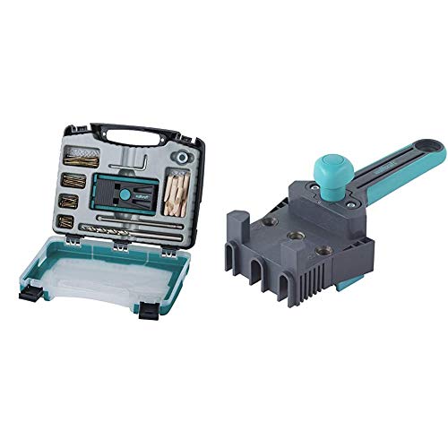 Wolfcraft 4642000 - Juego de Undercover Jig, guía para fijación Invisible &...