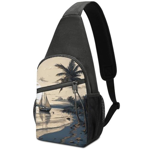 Bolso bandolera ligero para pesca y senderismo unisex miniatura 1