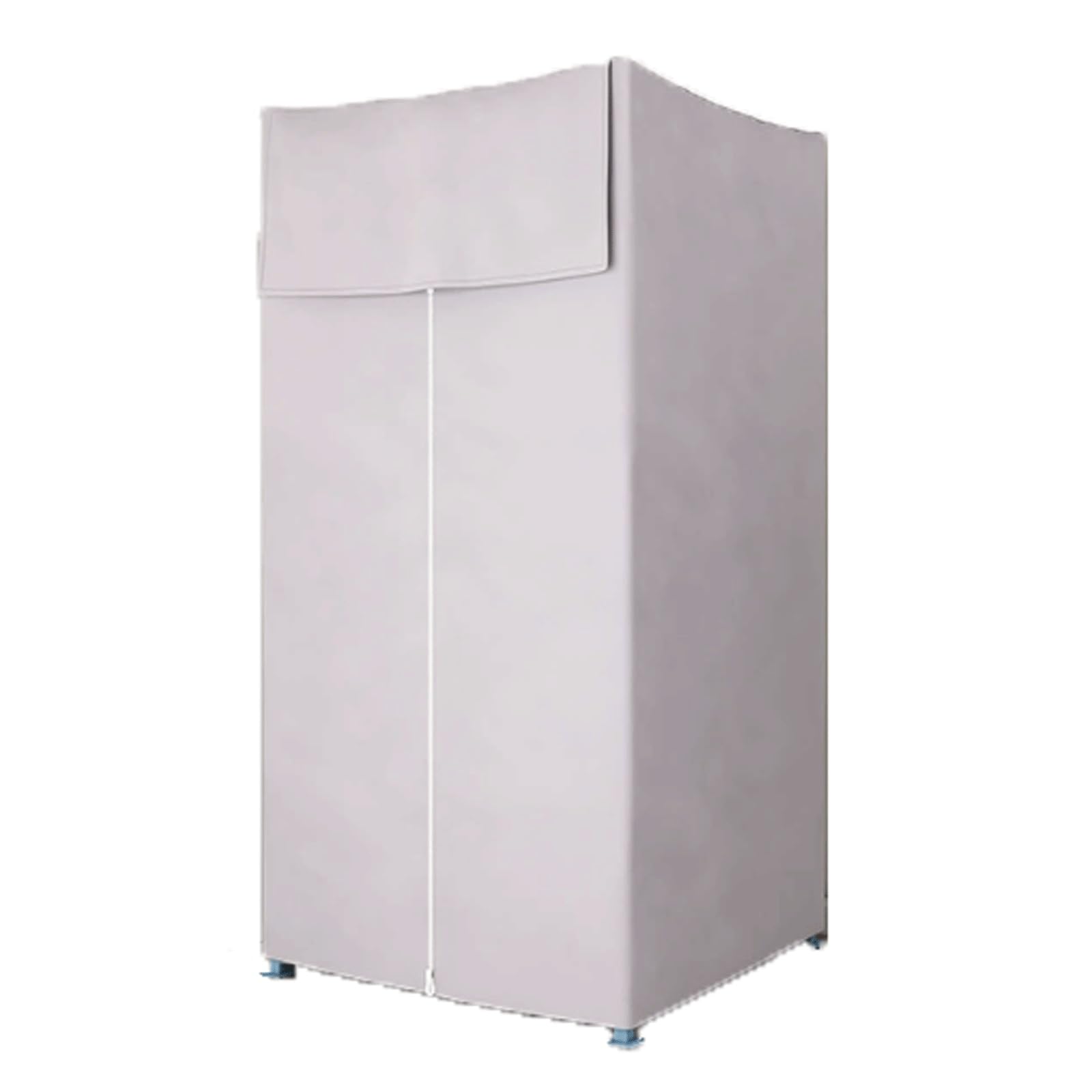 Cabine d'essayage portable zippée pour sécuriser les essayages des clients