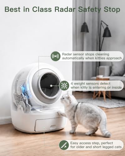 Image of Casa Leo Automatic Self-Cleaning Cat Litter Box