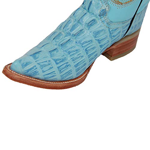 Kids Crocodile Alligator Print Western Cowboy Leather Boots Toddler Little Kid3