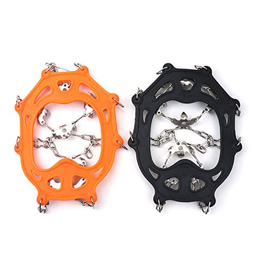 Eastdall 19 Crampón de escalada de uñas al aire libre Campo de nieve Cadena antideslizante Acero ino