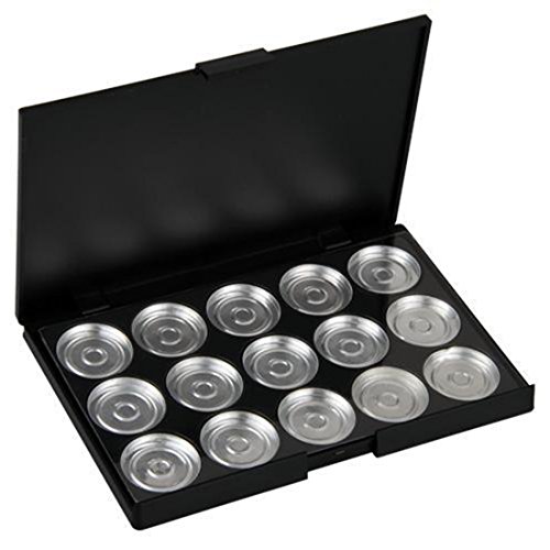 Make up 15Pcs Aluminum Eyeshadow Pans Empty Makeup Palette Special Designed