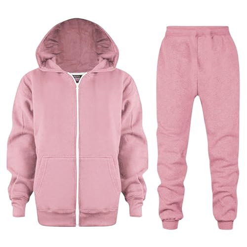Sweat à capuche zippé et pantalon garçon pour les journées d'hiver fraîches