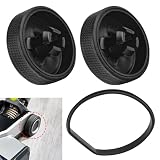 2 Sets of Upgraded Replacement Wheel and Gasket for Ryobi 18v Cordless Stick Vac PCL720B, PCL720K, PBLSV716B, PBLSV716K, PBLSV717B, PBLSV717K Cordless Vacuum Cleaner - Silicone Replacement Wheels