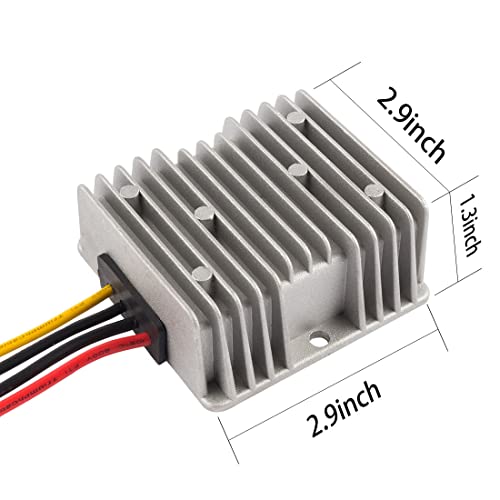 uxcell Power Voltage Converter DC12V/24V to DC6V 20A 120W Waterproof Voltage Convert Transformer3
