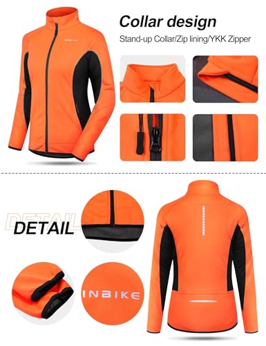 INBIKE Women's Cycling Jacket Fleece