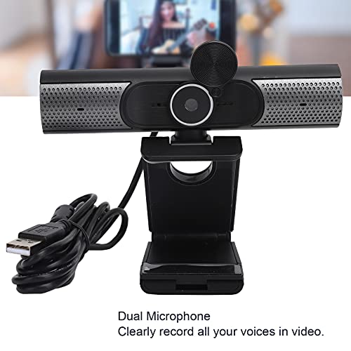 Tangxi 1080P USB-Webkamera, HD 1080P High-Definition-Computerkamera mit Dual-Mikrofonabdeckung, Plug-and-Play, für Zuhause/Büro/Klasse – Bild 5