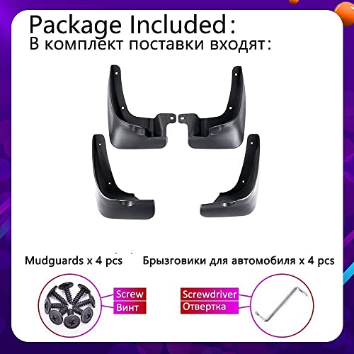 Bavettes de protection Kia Rio 2 garde boue anti projections - 5