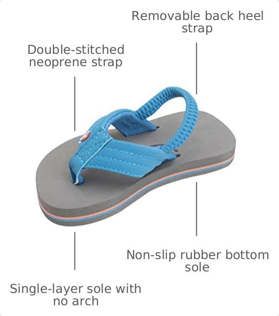 Image of Rainbow Sandals Kid's Grombow's Soft Top Rubber w /Neoprene Strap and Backstrap