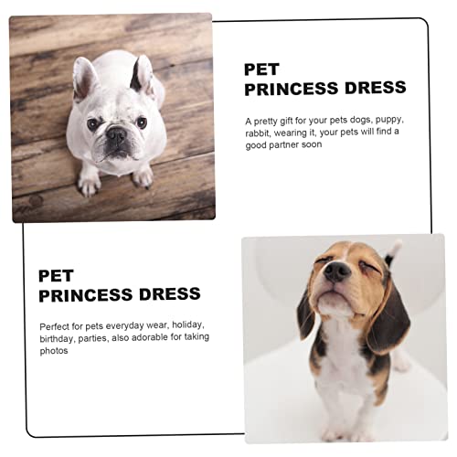 BCOATH 2 Unidades Roupas Para Animais De Estimação Saia Tutu De Renda Gato Roupas De Cachorro Engraç