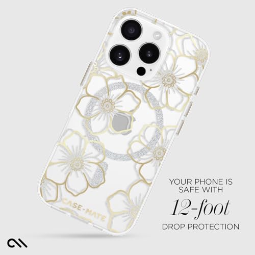 Image of Case-Mate iPhone 16 Pro Case - Floral Gems