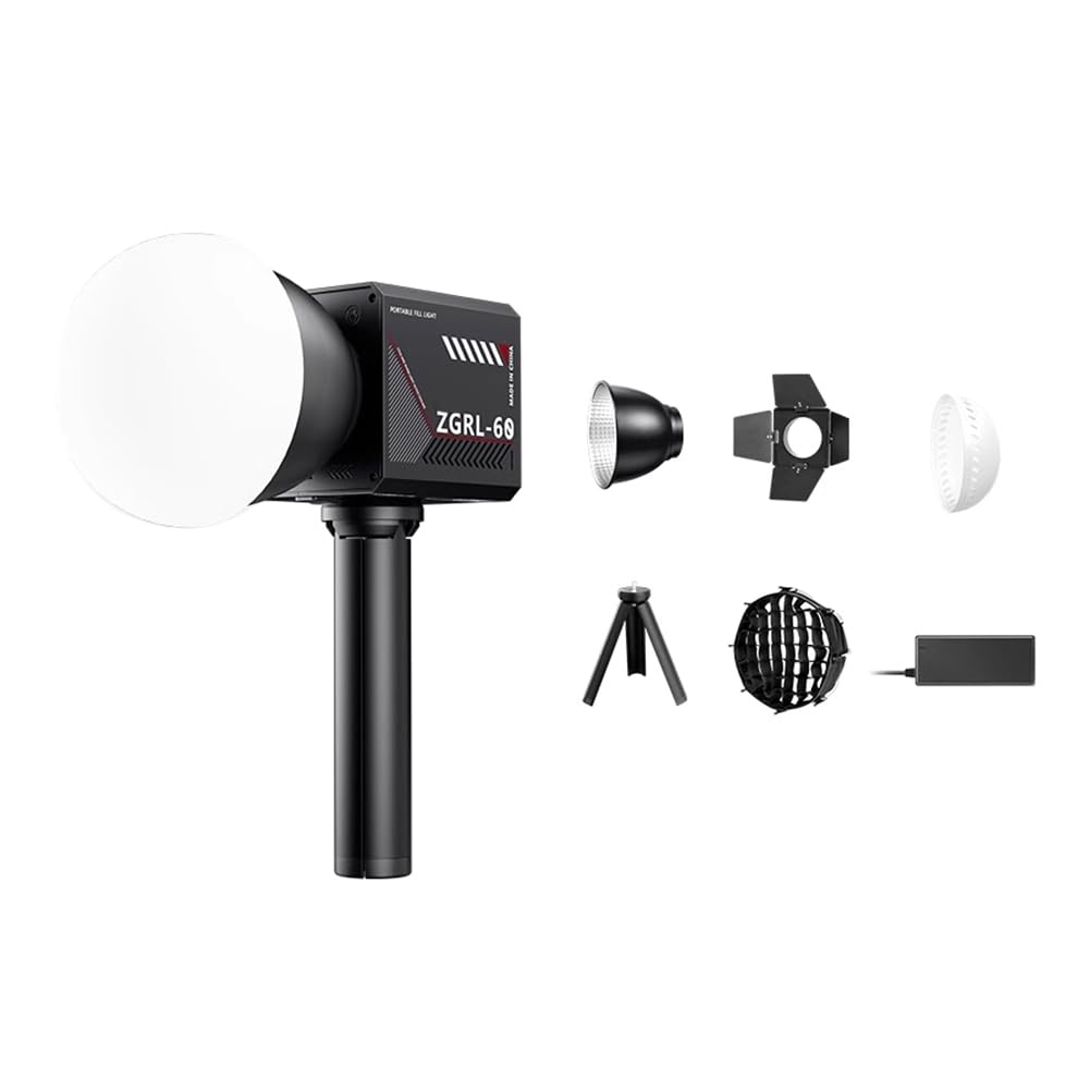 Luz LED de video de 60W para eliminar sombras con panel de control de luz y mini softbox enchufe UE 8