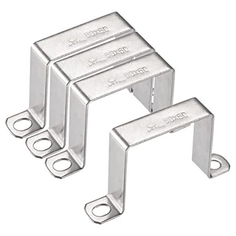 sourcing map U Shaped Connector Bracket Set Cover