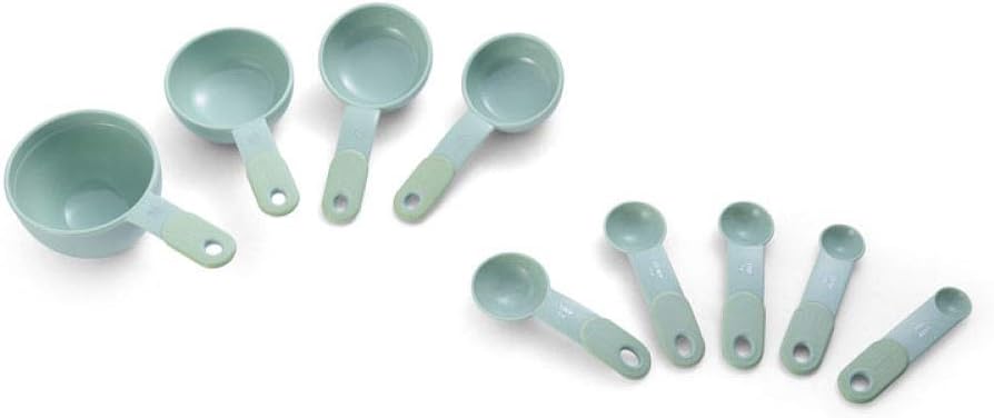 KitchenAid KC475OHPIA Classic Measuring Cups and Spoons, Set of 9, Pistachio