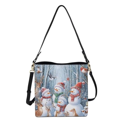 Image of HUGS IDEA Hoho Bag for Women Crossbody Purse Leather Handbags Laides Shoulder Bags