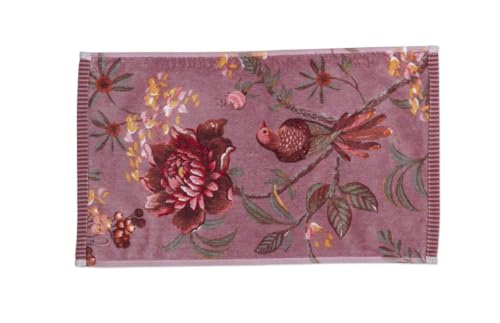 Pip Studio Secret Garden Gästehandtuch Mauve 30x50cm (1 Stück)