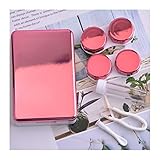 LDGR Kontaktlinse-Kasten-Speicher-Schönheitspflege Abdeckung Schüler Fall Reise Container Halter-Aufbewahrungsbehälter Reise Unsichtbare Gläser Organizer (Color : Pink)