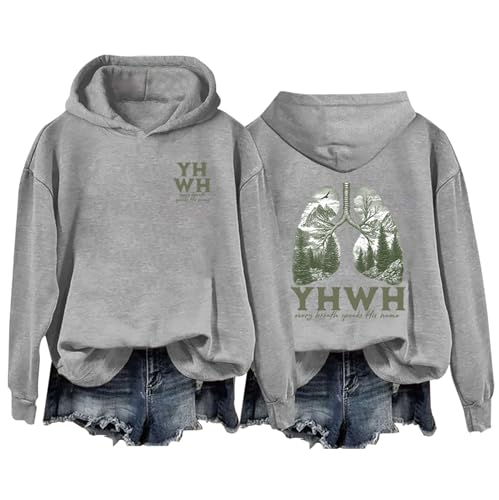YHWH Hoodie YHWH Lungs Christian Hoodie YHWH Every Breath Speaks His Name Hoodie Christian Hoodies For Men
