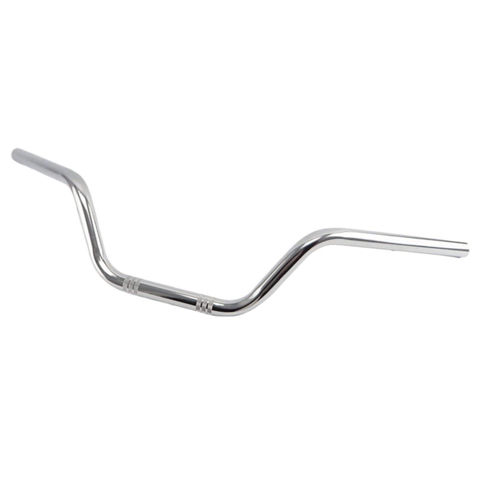 manubria moto per cruisers manubri moto per scoote Per MT09 CB500X NC750X | Volante per scooter Accessorio per moto BS03 Vintage 7/8" 22 mm a vita alta(BS03-Silver)