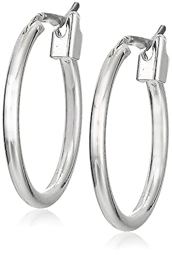 Image of Nine West Women's Small Hoop Earrings, Timeless Fashion Jewelry Accessories for Everyday Styling, Lightweight Hoop Earrings for Casual, Work, and Dressy Outfits