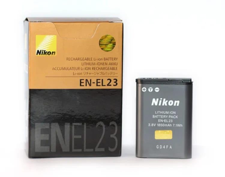 Image of Compatible with Nikon EN-EL23 3.8V 1850mAh Rechargeable Lithium Battery(Pack of 1)