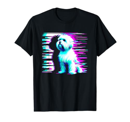 Fallo de perro maltés - Amante de la raza de perro vintage Camiseta