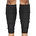 SLEEFS Calf Compression Leg Sleeves - Football Leg Sleeves for Youth Athletes - Shin Splint Support (Black)