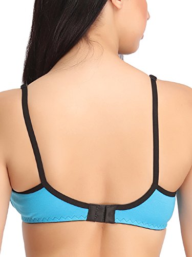 Image of Clovia Womens Cotton Non-Wired Non-Padded Full Cup T-Shirt Bra