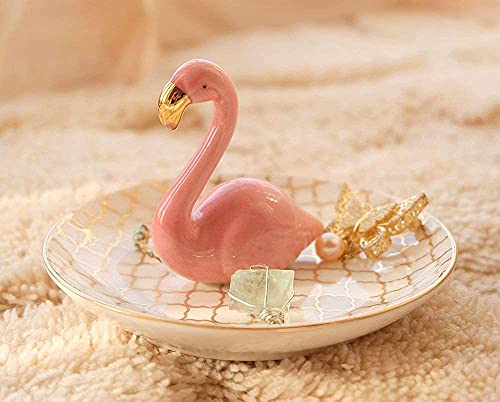 Image of PUDDING CABIN Flamingo Gifts for Women Ring Holder for Jewelry, Pink Decor Flamingo Gift for Women Girls Friend Her Mom Mothers Day Birthday Christmas Thanksgiving Valentines
