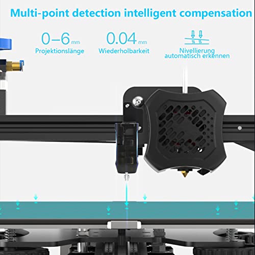 Creality Ender CR-Touch Auto Bed Nivellierungssensor Kit Hochpräzises Auto Level Sensor, Creality 3D Drucker Zubehör für Ender 3 V2/Ender 3/3 Pro/Ender 5 Pro/CR10 mit 32 Bit V4.2.2/V4.2.7 Mainboard