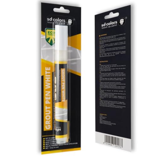 Miniatura 2 de Sd Colors Marcador Para Juntas De Azulejos, Restaura Y Repara Juntas De Cemento, Para Suelos Y Paredes De Cocinas Y Baños - Blanco