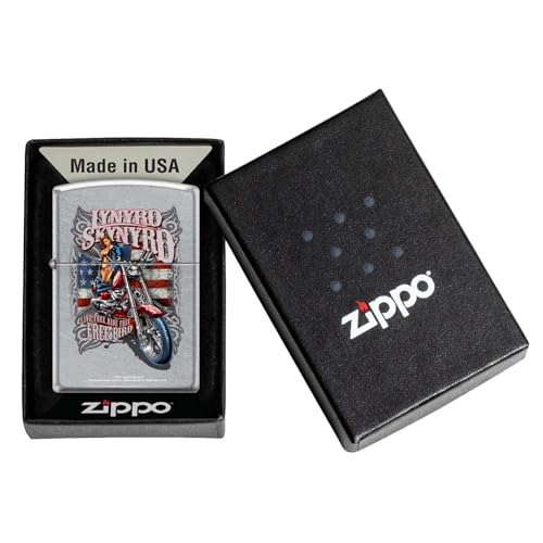 Encendedor Zippo Lynyrd Skynyrd Classic Street Chrome miniatura 3