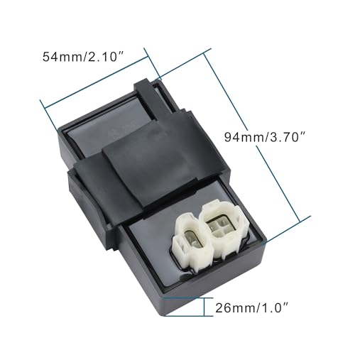 GOOFIT Motorcycle 12V DC 6 Pin CDI Zylinder Ersatz für XLV 600 XLV600 XL400V XL600V XL650V XR650L XRV650 30410-MS8-610