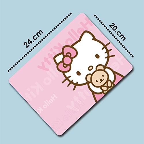 woopme® Hello Kitty Girls Mouse Pad Anti Skid Gaming Mouse Pad for Office Home Desktop Laptop Computer Accessories Kids (24 x 20 CMs) - Image 4